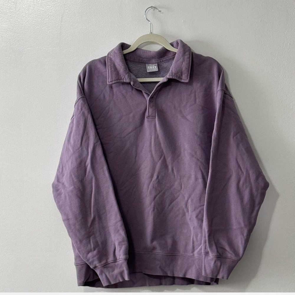 TNA Purple Polo Sweatshirt 
SOLD out. Not for sale